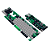 Keycaps Redragon Harry Potter Hogwart’s Slytherin Cinza e Verde - Imagem 4