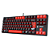 Teclado Gamer Redragon Flamengo Nation Preto e Vermelho - Imagem 5