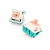 Switch Teclado Mecânico Redragon Leopard Linear Rosa Claro, Creme e Turquesa - Imagem 7