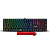 Teclado Mecânico Redragon Sindri Rainbow Switch Brown ABNT2 Preto - Imagem 9