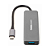 Hub Adaptador Kross Elegance USB-C - 4xUSB 3.0 Preto - Imagem 2