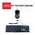 Kit Teclado e Mouse Com Fio Kross Elegance KE-KM400 Preto - Imagem 2
