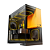 Gabinete Gamer Geometric Future Model 5 Com 5 Fans ARGB Preto e Amarelo - Imagem 1