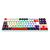 Teclado Mecânico Gamer Redragon Kumara RGB Switch Brown Branco Preto e Vermelho - Imagem 2
