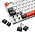 Teclado Mecânico Gamer Redragon Kumara RGB Switch Brown Branco Preto e Vermelho - Imagem 8