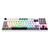 Teclado Mecânico Gamer Redragon Kumara RGB Switch Brown Branco Preto e Cinza - Imagem 2