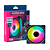 Fan Round5 Aurora Reverse 120mm PWM ARGB Preto - Imagem 1