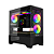 Gabinete Gamer Round5 Draven Micro ATX Sem Fan Preto - Imagem 1