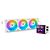 Water Cooler Thermaltake Magfloe Ultra 360mm ARGB Com Tela LCD 4" Branco - Imagem 1