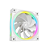 Kit 3 Fans DeepCool FL12R ARGB 120mm Reverse Blade Branco - Imagem 5
