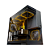Gabinete Gamer Geometric Future Model 5 Sem Fans Preto e Cinza - Imagem 1