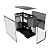 Gabinete Gamer Geometric Future Model 5 Sem Fans Preto e Cinza - Imagem 5