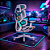 Cadeira Ergonômica Elements Gamer Vector Full Mesh Até 140kg Branco e Verde - Imagem 4