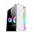 Gabinete Gamer Round5 Viper White RGB Mid Tower mATX Sem Fans Branco - Imagem 1
