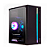 Gabinete Gamer Round5 Viper Black RGB Mid Tower mATX Sem Fans Preto - Imagem 1