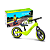 Bicicleta de Equilíbrio Infantil Zingers Volts Aro 12 Sem Pedal Verde - Imagem 2