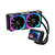 Water Cooler Gamer Round5 Notus 240 ARGB Com Display Preto - Imagem 2