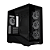 Gabinete Gamer Redragon V100R Mini ATX Com Fans ARGB Preto - Imagem 2