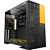 Gabinete Gamer Geometric Future Model 5 Vent Com Fans Preto e Amarelo - Imagem 1