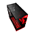 Gabinete Gamer Geometric Future Model 5 Redragon 5 Fans ARGB Preto e Vermelho - Imagem 8