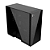 Gabinete Gamer Geometric Future Model 6 Cezanne Preto - Imagem 2