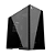 Gabinete Gamer Geometric Future Model 6 Cezanne Preto - Imagem 1