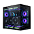 Gabinete Gamer Lian Li Mid Tower Dynamic Mini V2 Preto - Imagem 1