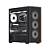 Gabinete Gamer Aerocool D501-V1 Madeira Preto - Imagem 1