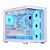Gabinete Gamer Aerocool ATX P500C Lateral Vidro 4 Fans ARGB Branco - Imagem 1