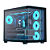 Gabinete Gamer Aerocool ATX P500C Lateral Vidro 4 Fans ARGB Preto - Imagem 1