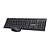 Kit Mouse e Teclado Office Sem Fio Fortrek CW11 Preto - Imagem 2