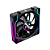 Kit 3 Fans Fortrek Twister Unifans Wireless ARGB Preto - Imagem 6