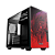 Gabinete Gamer Redragon Strafe Flow Dragon ATX CA-618B Preto - Imagem 12