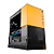 Gabinete Gamer Geometric Future Model 4 King Arthur Preto e Amarelo - Imagem 5