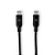 Cabo de Carregamento iWill Essencial USB-C para USB-C Preto - Imagem 1