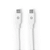 Cabo de Carregamento iWill Essencial USB-C para USB-C Branco - Imagem 1