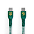 Cabo de Carregamento Harry Potter Sonserina USB-C para USB-C Verde - Imagem 1