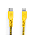 Cabo de Carregamento Harry Potter Lufa-Lufa Lightning para USB-C Amarelo - Imagem 1