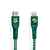 Cabo de Carregamento Harry Potter Sonserina Lightning para USB-C Verde - Imagem 1
