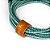 Cabo de Carregamento Harry Potter Sonserina Lightning para USB-C Verde - Imagem 2