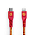 Cabo de Carregamento Harry Potter Grifinória Lightning para USB-C Vermelho - Imagem 1