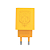 Fonte de Carregador Harry Potter Lufa-Lufa USB-C 33W Amarelo - Imagem 1