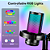 Microfone Gamer Maono DGM20 GamerWave Com Suporte RGB Preto - Imagem 6