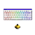 Teclado Magnético Gamer Veekos Shine60 HE SP ARGB Branco - Imagem 11