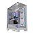 Gabinete Gamer Pcyes Forcefield Dome White Ghost Sem Fans Branco - Imagem 1