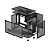 Gabinete Gamer DeepCool CH260 Wood Micro-ATX Sem Fans Preto - Imagem 10