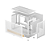 Gabinete Gamer DeepCool CH260 Wood Micro-ATX Sem Fans Branco - Imagem 10