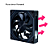 Fan Round5 Nordwind Forward 120mm PWM ARGB Preto - Imagem 10