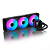 Water Cooler Gamer Round5 Boreah 360 ARGB Com Display Preto - Imagem 3