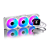 Water Cooler Gamer Round5 Boreah 360 ARGB Com Display Branco - Imagem 3